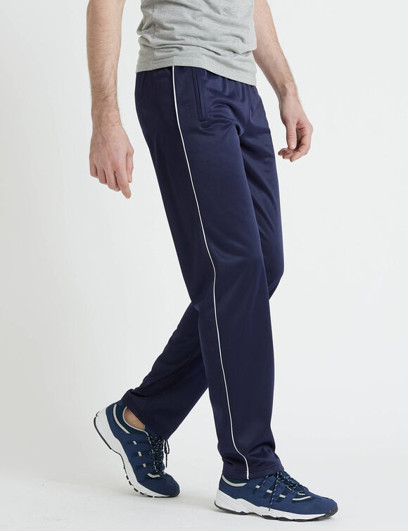 Sportieve broek met geruwde binnenkant (marine)