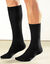 Mi-chaussettes 90% laine - lot de 2 paires (noir)