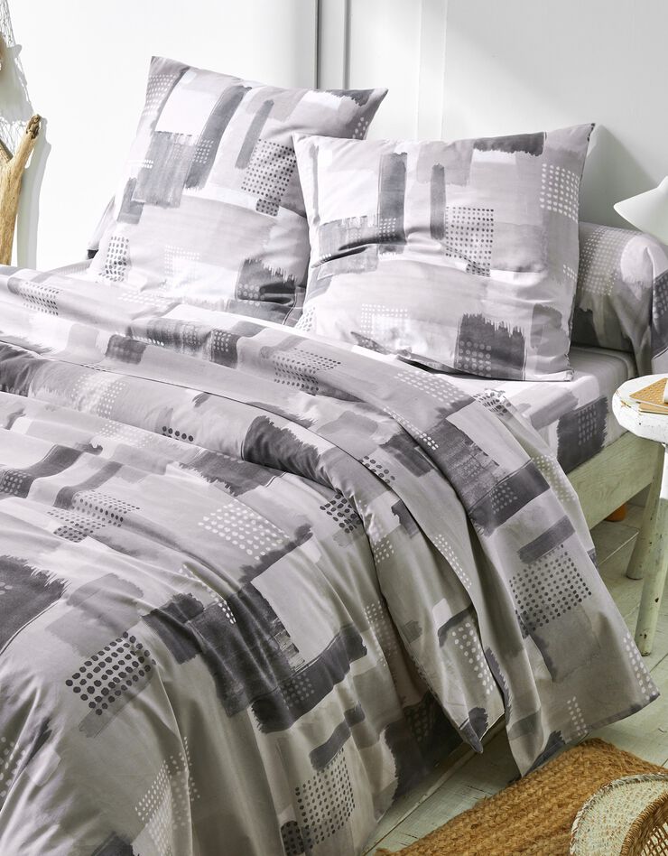 Linge de lit Mani - coton polyester (gris)