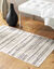 Tapis motif berbère, effet vieilli (naturel)