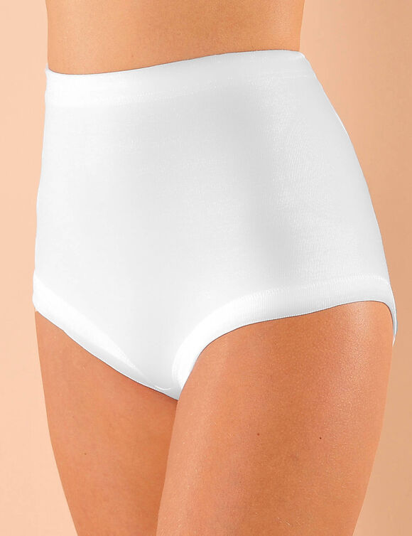 Culotte confort - lot de 4 (blanc)