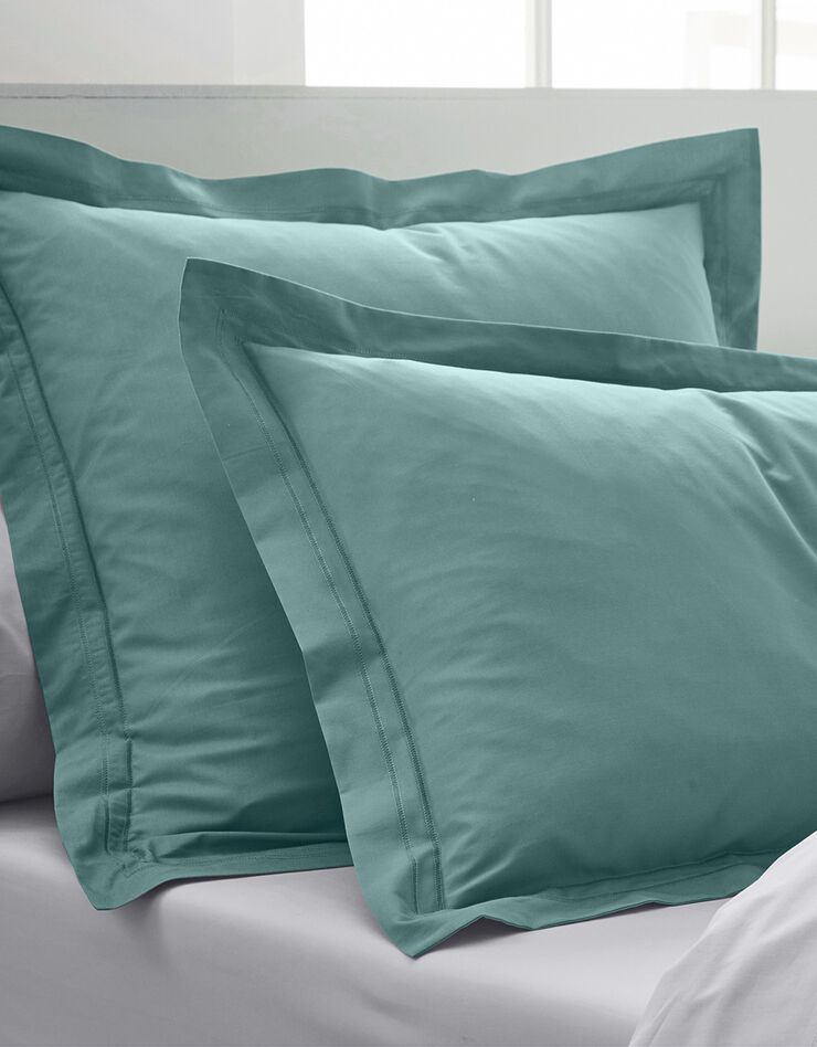 Linge de lit uni percale (eucalyptus)