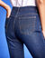 Stretchjeans met recht model (dark blue)