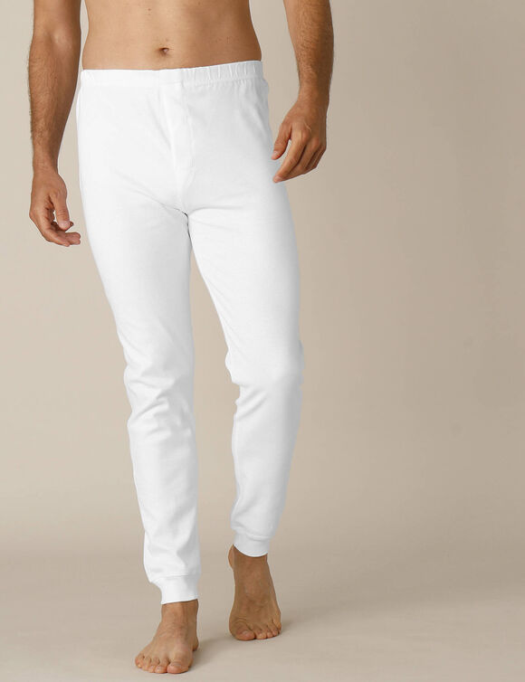Caleçon long Thermoperle® coton - lot de 2 (blanc)