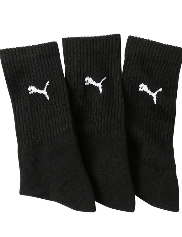 Chaussettes PUMA Crew - lot de 3 paires (noir)