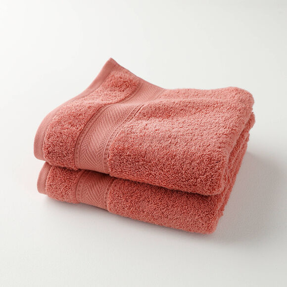 Collection serviettes de bain unies - confort luxe 540g/m&sup2; (brique)
