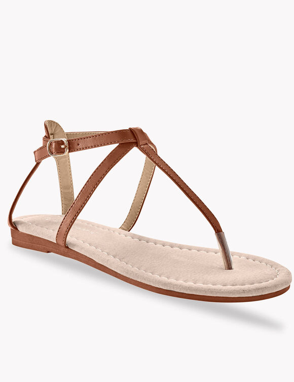 Teensandalen - bruin (bruin)