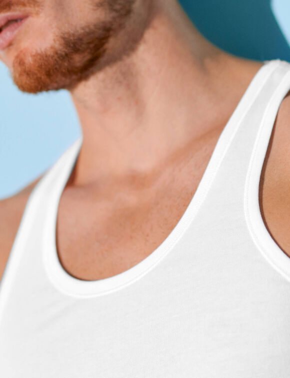 Singlet - herenondergoed, set van 2 (wit)