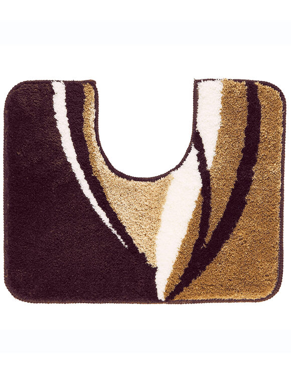 Tapis de bain fantaisie Zilla (marron)
