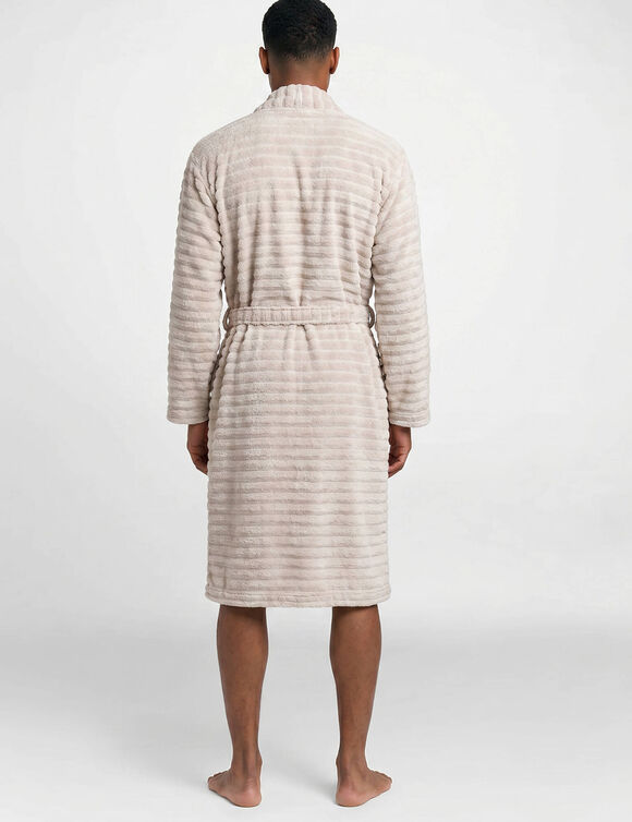 Peignoir mixte adulte reli&eacute;f&eacute; 420 g/m&sup2; (sable)