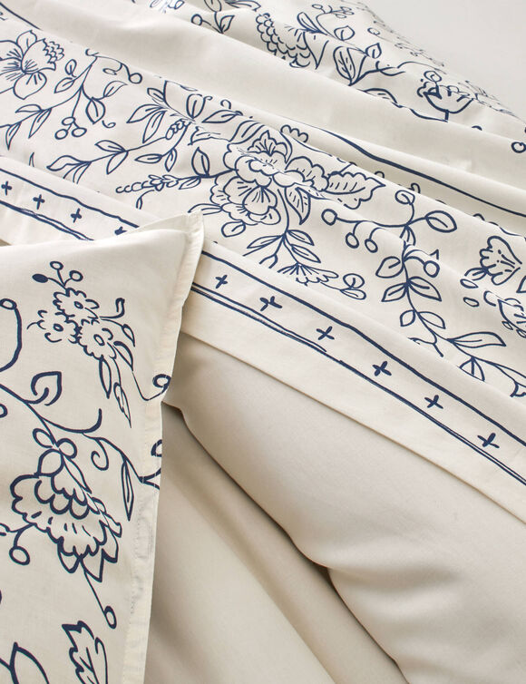 Linge de lit Jade - coton 57 fils/cm&sup2; (&eacute;cru)