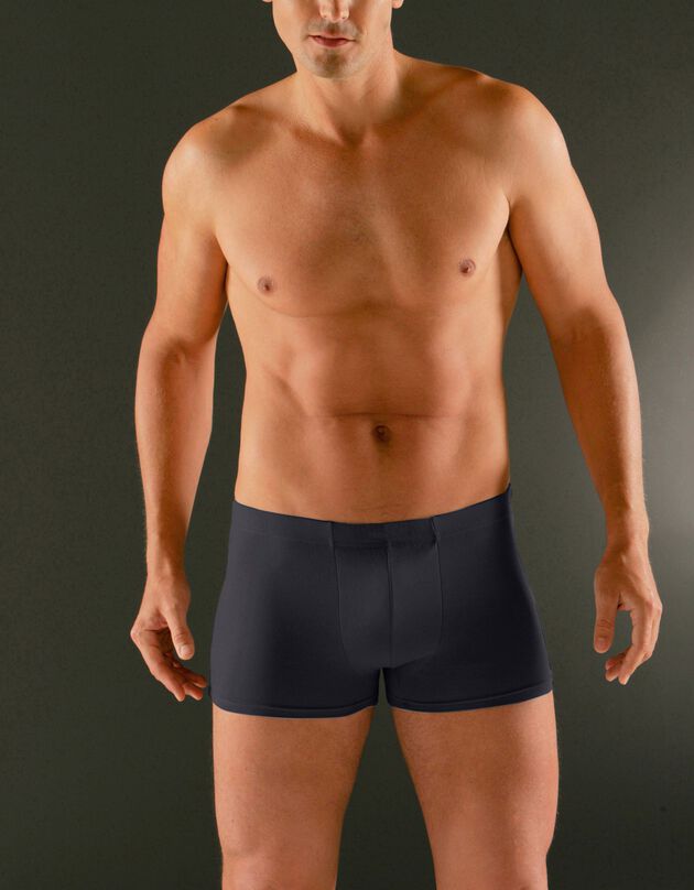 Effen shorty met elastische, overtrokken tailleband - set van 5 (mica)