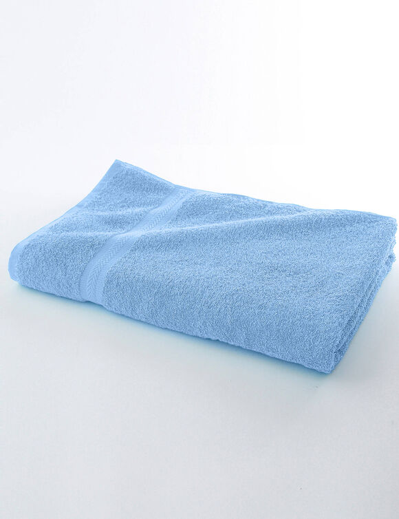 Collectie effen handdoeken 420 g/m2 met zacht comfort (korenbloem)