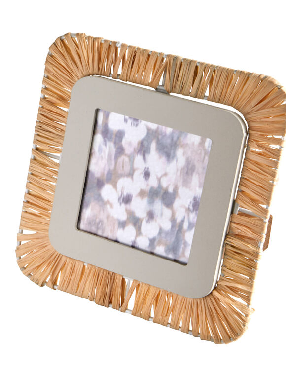 Cadre photo raphia (naturel)