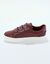Sneakers met scratchsluiting en kroko-effect - zwart (bordeaux)