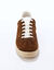 Vintage sneakers in splitleer, gekleurd (chocolade)