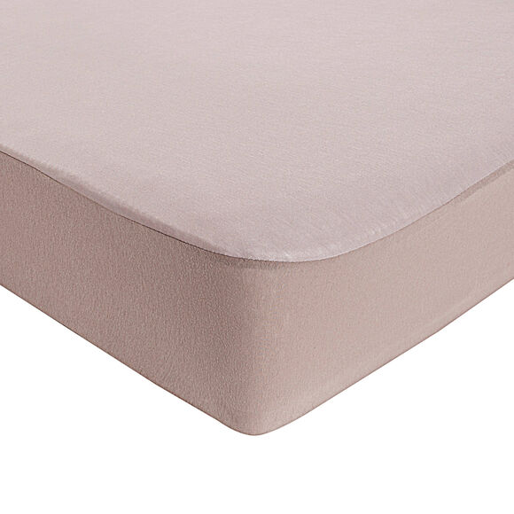 Ondoorlatende matrasbeschermer Tencel® (taupe)