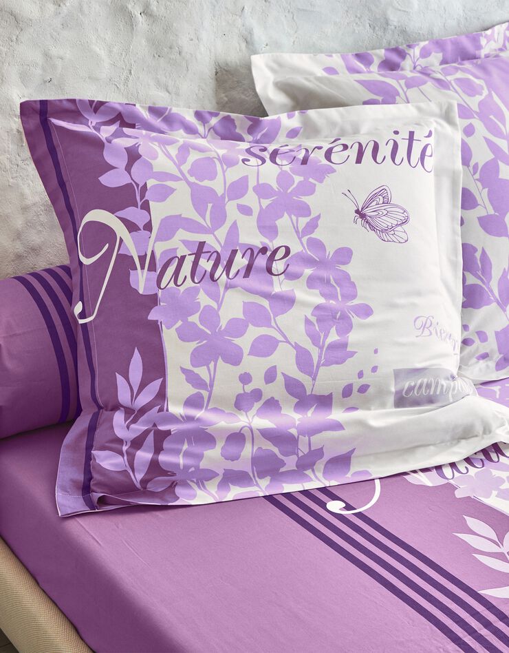 Bedlinnen Séverine in katoen met natuurprint, parma Bedlinnen Séverine in katoen met natuurprint, parma, hi-res image number 4