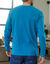 T-shirt met ronde hals en lange mouwen - set van 3 (blauw + bruin + grijs)