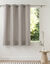 Rideau isolant uni envers polaire finition oeillets (beige)