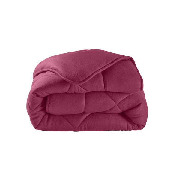 Couette polaire 350 g/m² (prune)