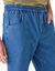 Lichte denim broek met elastische tailleband (stone)