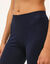 Effen 3/4-legging in stretchtricot (marine)