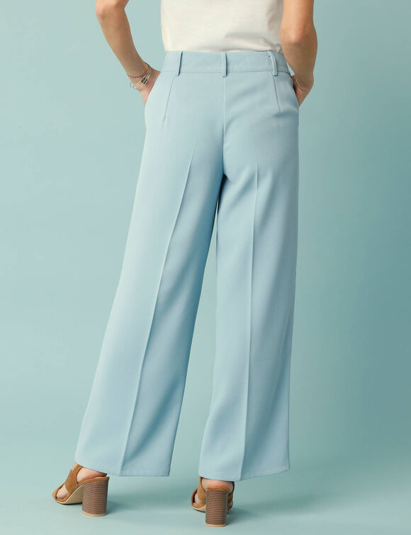 Pantalon large fluide Spécial Petites (bleu ciel)