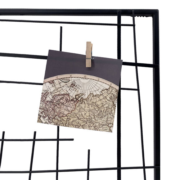 Cadre pêle-mêle en métal filaire (noir)