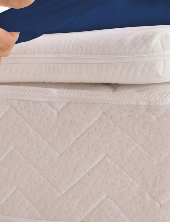 Effen hoeslaken in jersey, hoekdiepte 40 cm (marine)