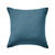 Housse de coussin unie bachette - lot de 2 (bleu)