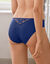 Culotte microfibre et tulle brod&eacute; Biella  (marine)