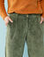 Pantalon 7/8ème en velours, Spécial Petites (kaki)