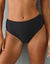 Effen bikinislip met hoge taille Solaro (zwart)