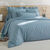 Linge de lit uni percale (bleu clair)
