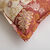 Coussin carr&eacute; imprim&eacute; indien (bois de rose)