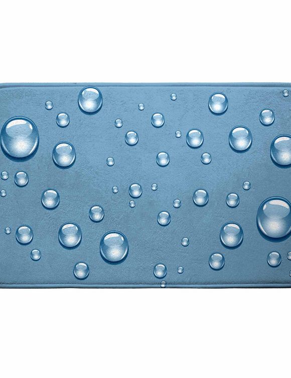 Tapis de bain Bulle (bleu)