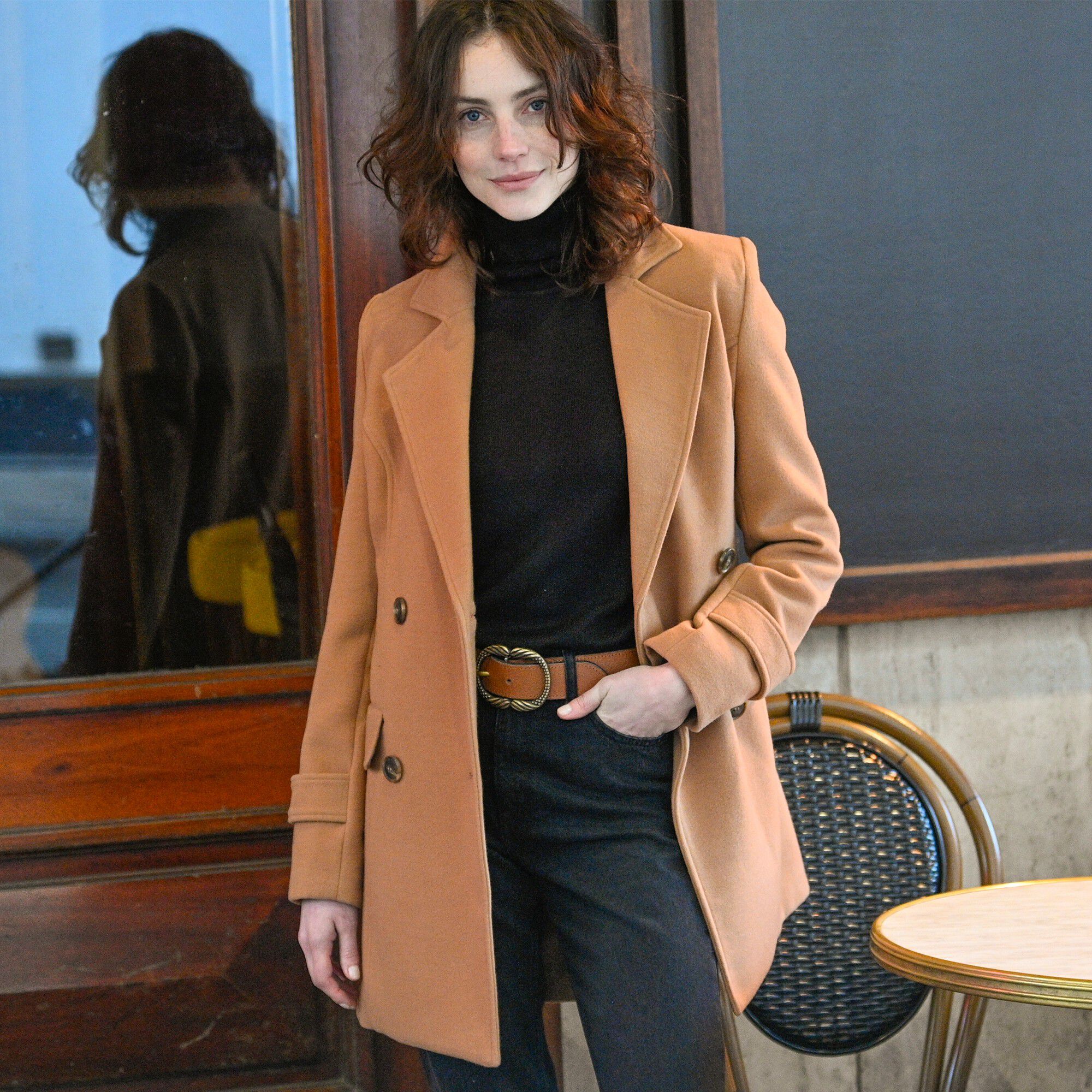 Manteau blanche porte deals