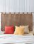 Tête de lit unie coton style boutis Cassandre (taupe)