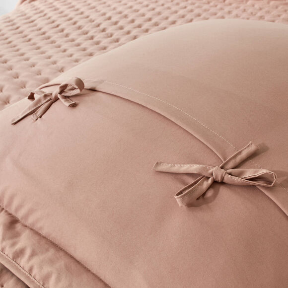 Couvre-lit matelass&eacute; - microfibre (praline)
