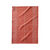 Katoen droogdoeken met geruit motief - sets (terracotta)