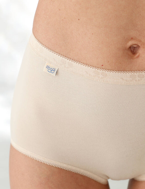 Culotte maxi Basic - lot de 3 (nude)