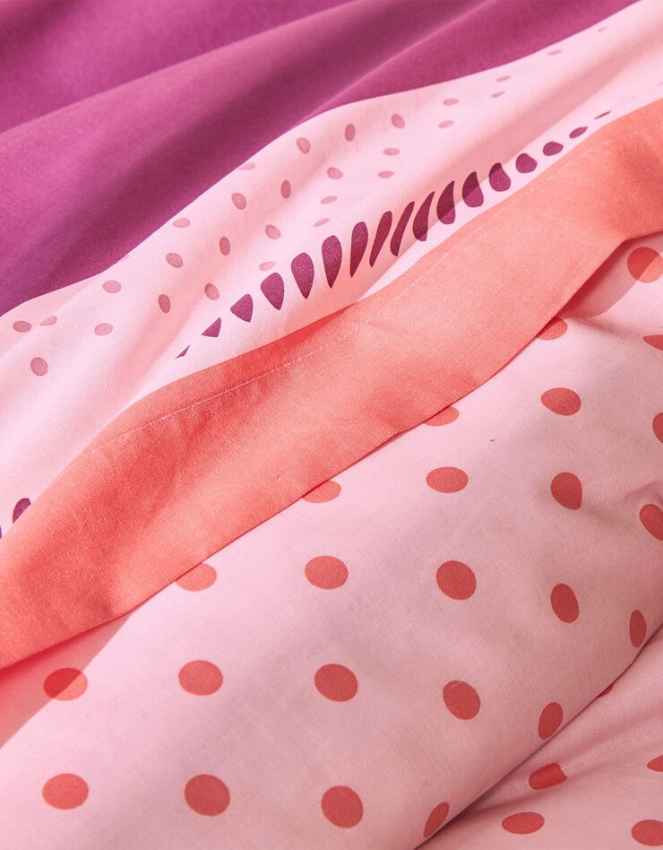 Linge de lit Coquely en coton à motifs coquelicot, rose, hi-res image number 3