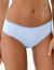 Katoenen midislip geassorteerde bloemetjesmotieven - Set van 4  (blauw / jeans)