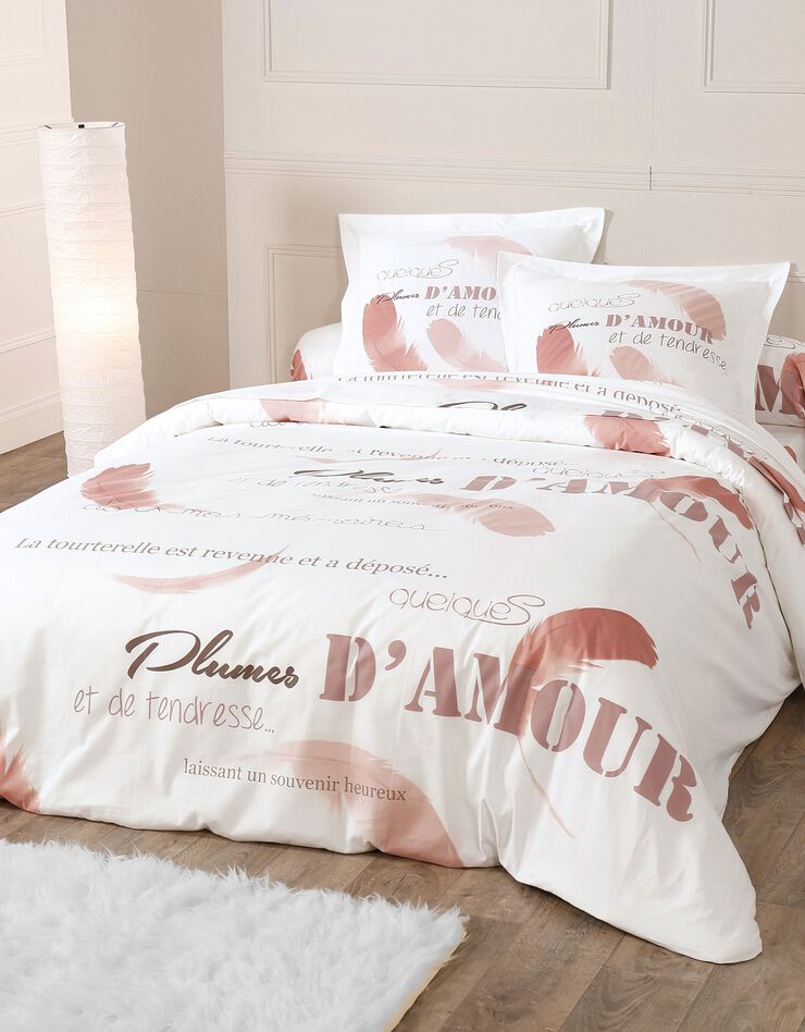 Linge de lit Grace coton, rose poudré Linge de lit Grace coton, rose poudré, hi-res image number 0