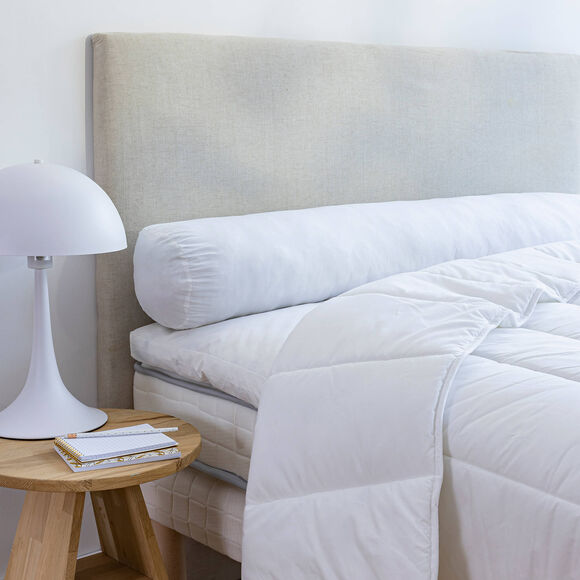 Traversin coton Qualigel ferme (blanc)
