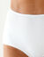 Maxislip in stretchkatoen met platte ribbels (wit + zwart)