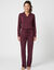 Pyjama doux col polo (aubergine)