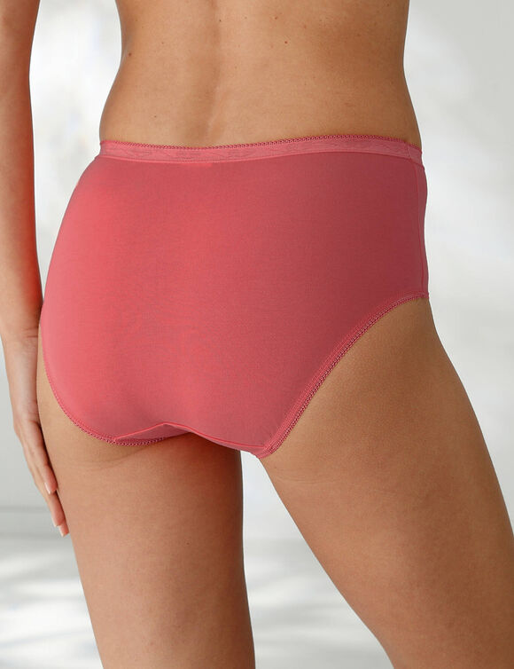 Culotte maxi basique - lot de 3 (ciel + corail + lavande)