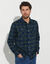 Hemd in flanel met Schotse ruiten (groen / marine)